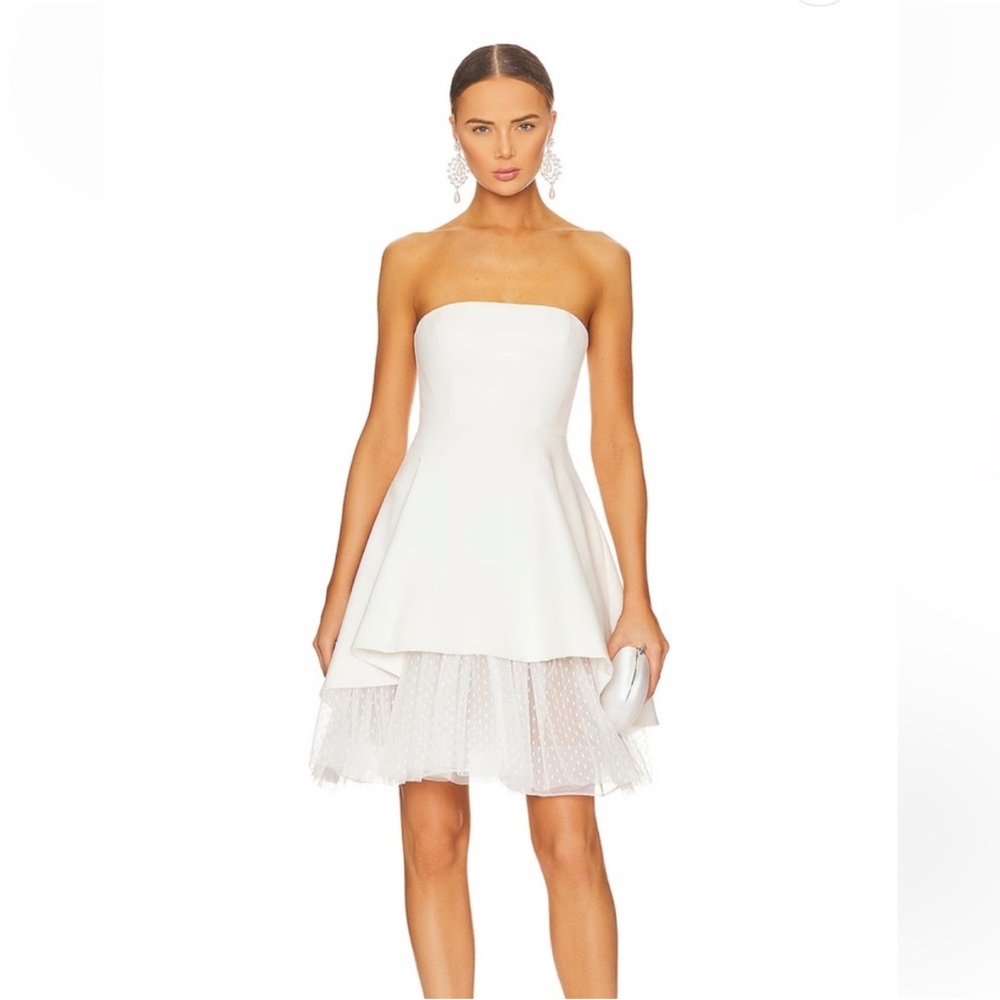 BCBG dress wedding short tulle 6
